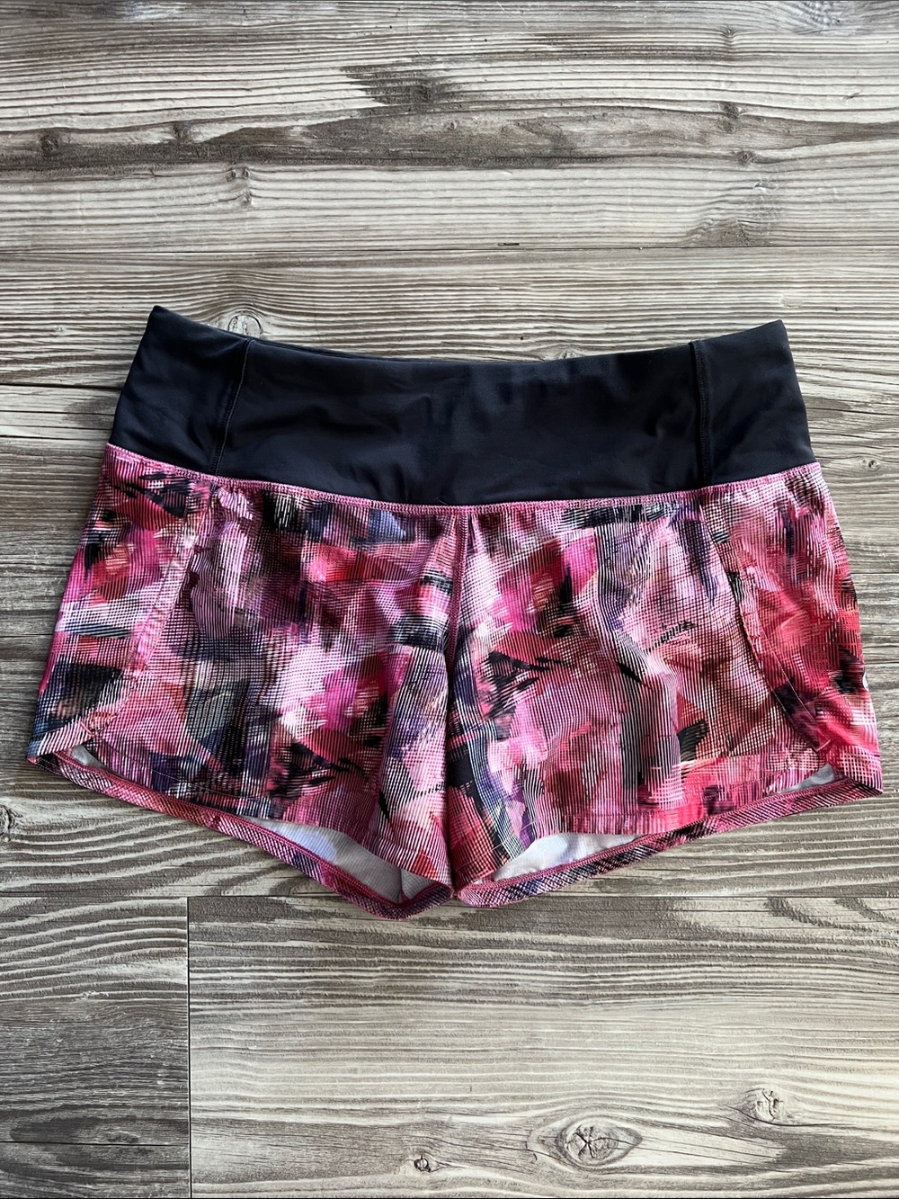 Lululemon Run Times Short II *4" Sun Dazed Multi Pink / Super Dark